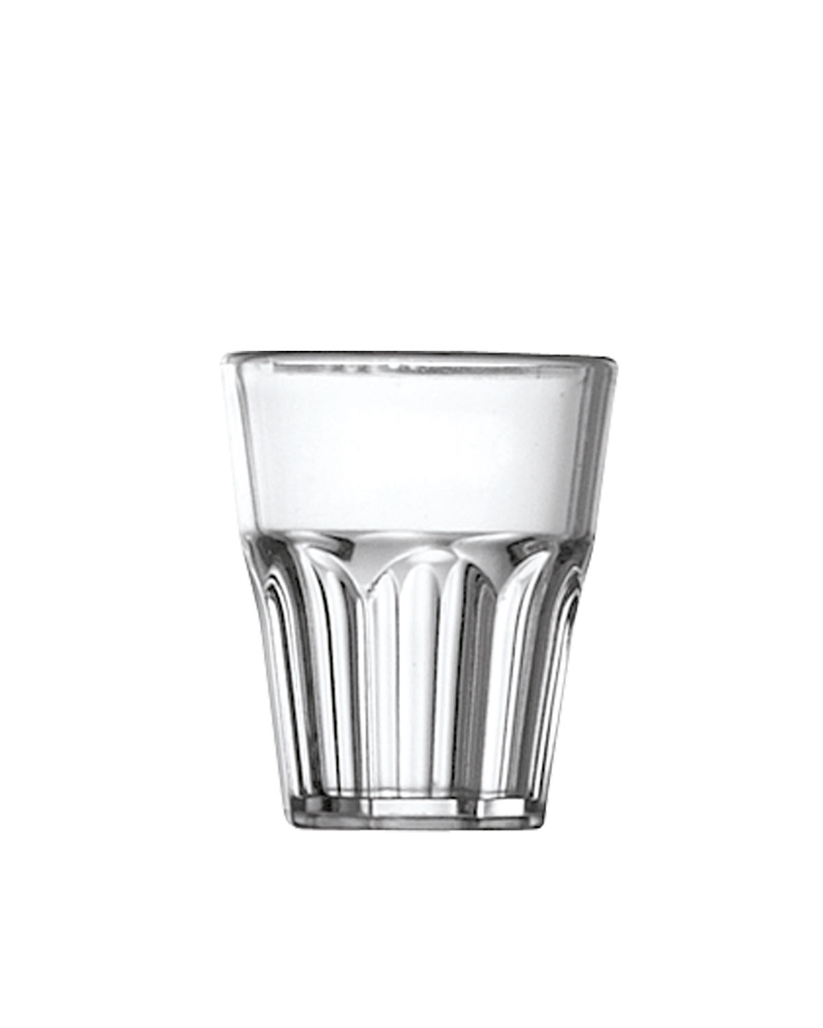 Personalized shot glasses in transparent SAN with your club logo printed