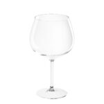 Gin tonic balloon goblet customizable with Ballon Gin TT 860cc text and logo. -Transparent in unbreakable plastic